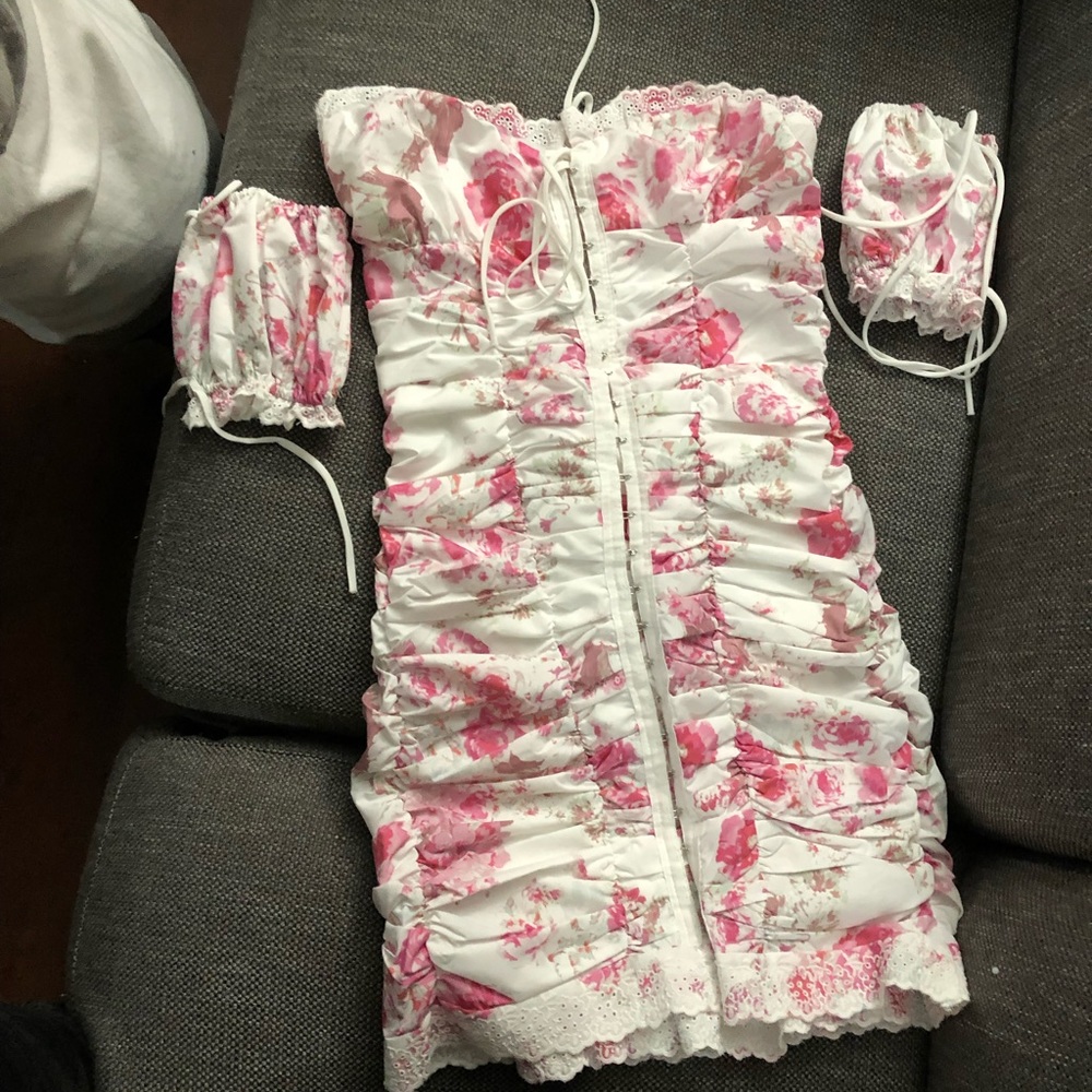 Floral mini dress